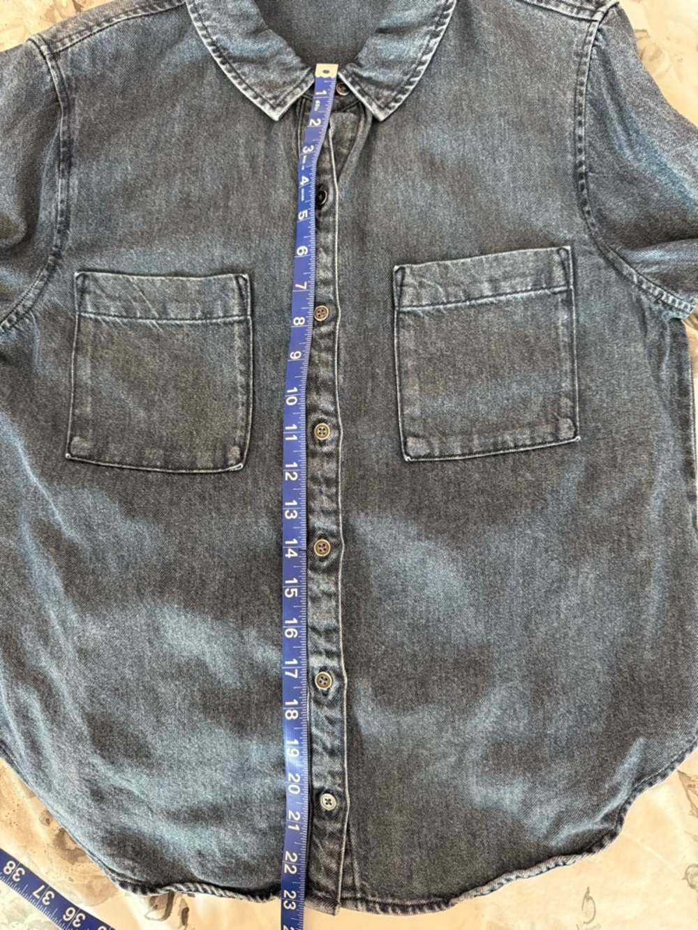 Cloth & Stone Chambray Shirt Size M - Picture 7 of 7